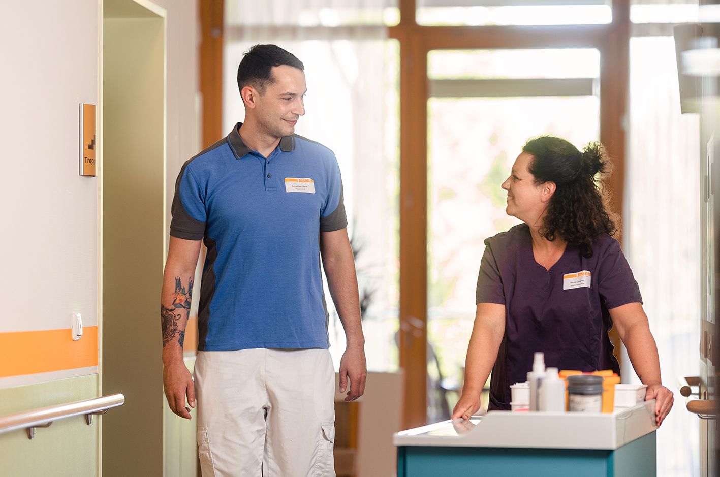 Pflegekräfte im Seniorenheim Kitzscher (Foto: ASB Leipzig) Foto%20ASB%20Leipzig_Pflegekr%C3%A4fte%20im%20Seniorenheim%20Kitzscher_online