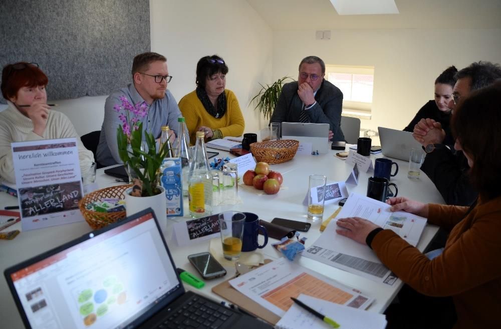 Impressionen vom 1. Kernteamtreffen im Coworking Borsdorf. (Fotos: © Geopark Porphyrland) PM%20Aller