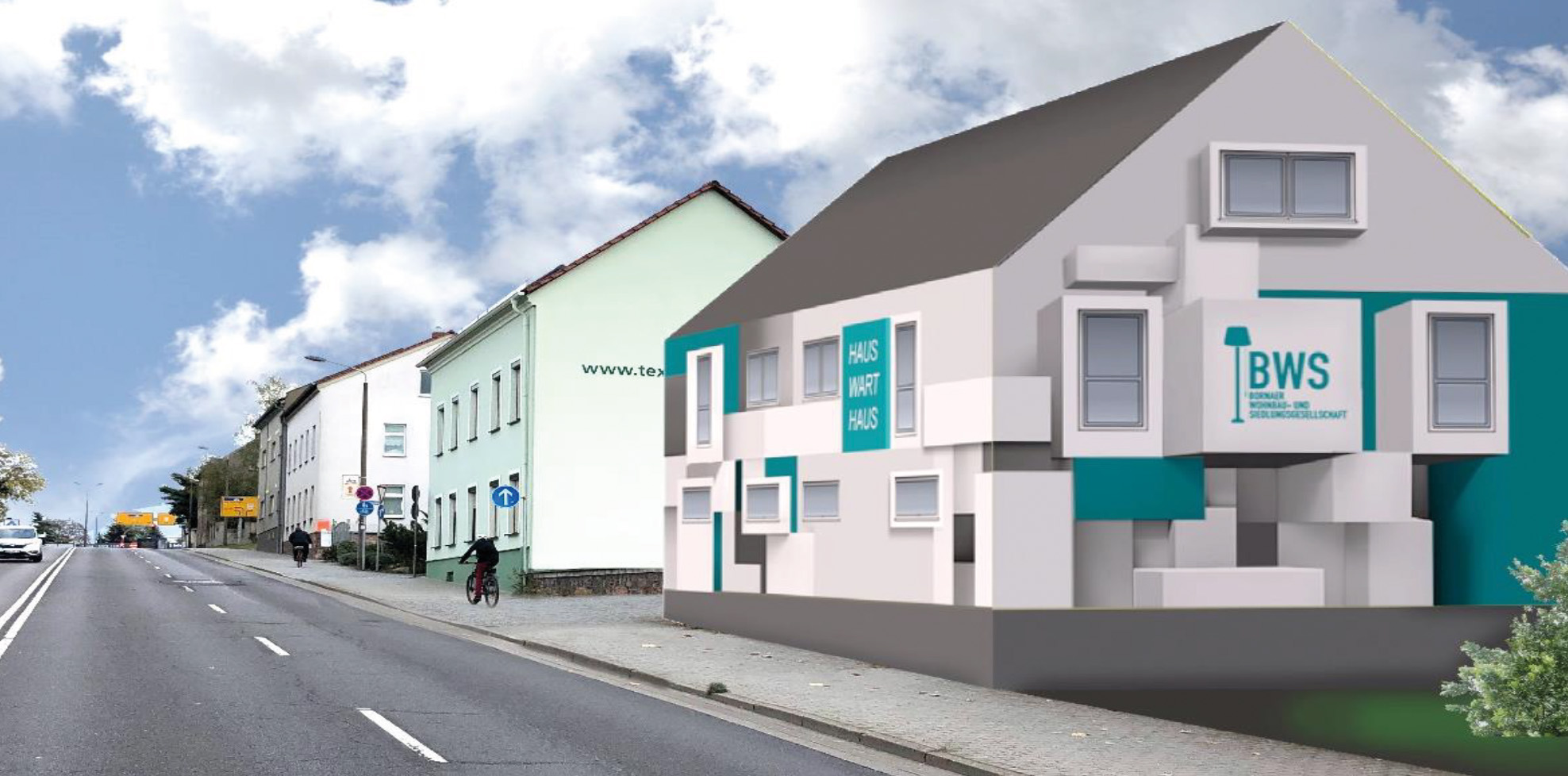 Hauswartstützpunkt in der Sachsenallee 01-Hauswart