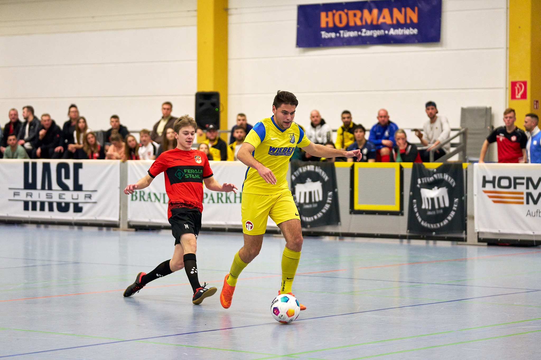 Ausverkaufte Parthelandhalle zum Hallen-Clade-Cup 2023 SV%20Naunhof%202