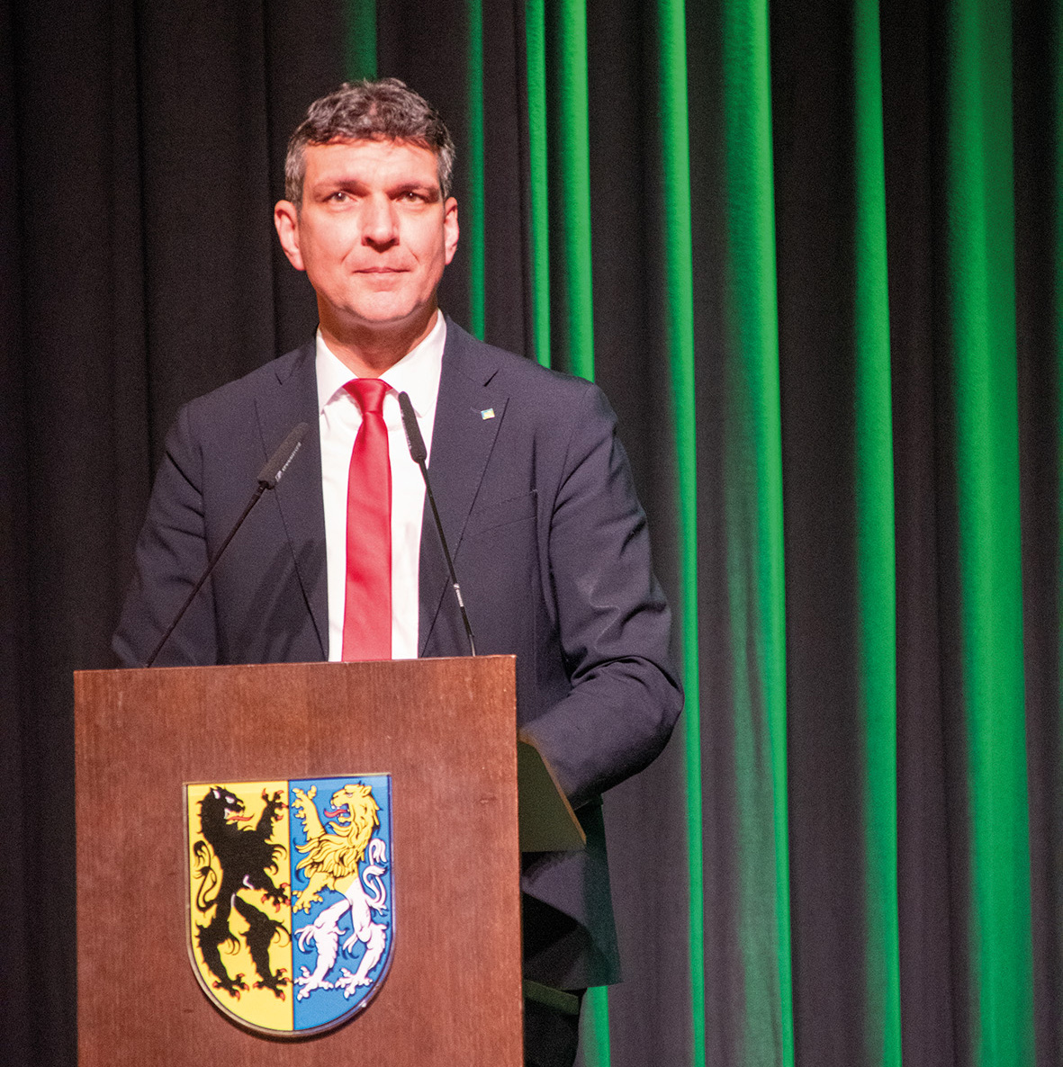 Landrat Henry Graichen bei seiner Neujahrsansprache Neujahrsempfang_02